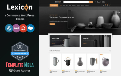 Lexicon - Tema WooCommerce da loja de arte e galeria