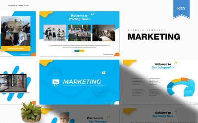 Marknadsföring - Keynote-mall