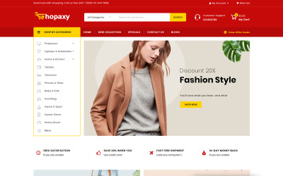 Shopaxy - Template Megashop OpenCart