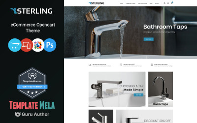 Sterling - Badzubehör Store OpenCart Vorlage