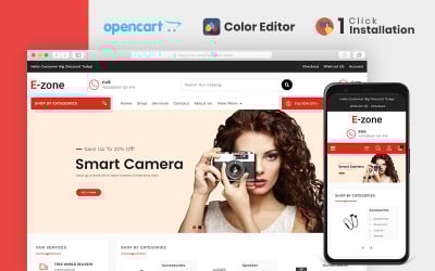 Ezone Electronics OpenCart Template
