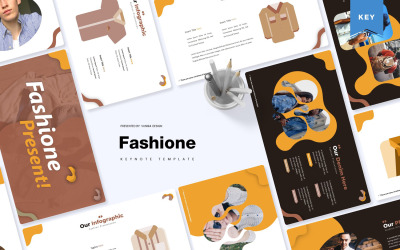 Fashione - шаблон Keynote