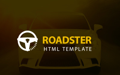 Roadster - mall för bilwebbplats
