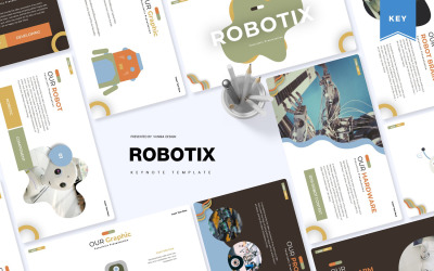 Robotix - шаблон Keynote