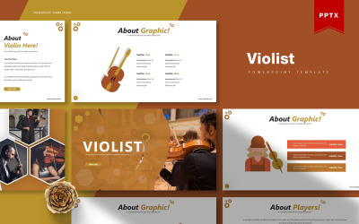 Violista | PowerPoint sablon