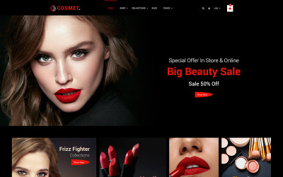 "Cosmet | Cosmetic & Beauty" thème Shopify #85563