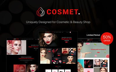 Cosmet | Cosmetic &amp;amp; Beauty Shopify Theme