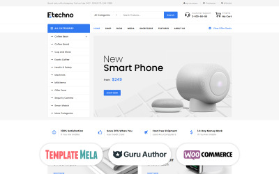 Etechno - Electronics Multipurpose WooCommerce Theme