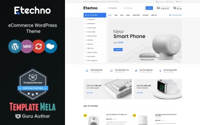 Etechno - Elektroniczny uniwersalny motyw WooCommerce
