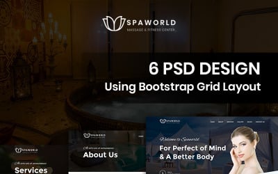 PSD šablona Spaworld - Beauty Spa