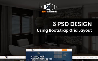 SG Home Remodeling - Home Remodeling PSD Template