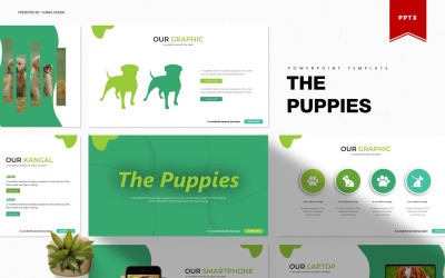 The Puppies | PowerPoint template