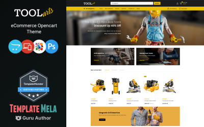 Tools Arts - OpenCart-Vorlage für Elektrowerkzeuge speichern