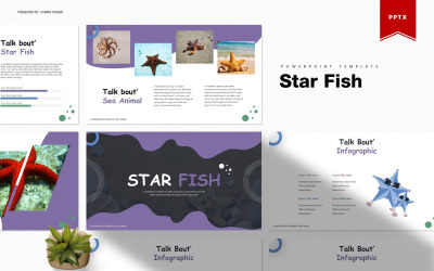 Csillaghal | PowerPoint sablon