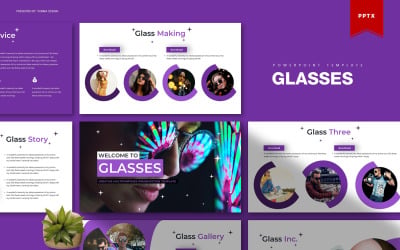 Lunettes | Modèle PowerPoint