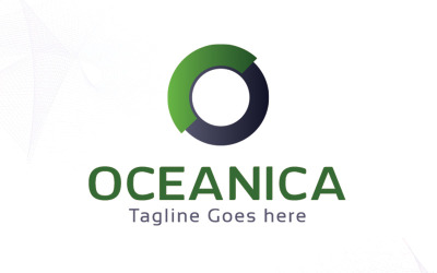 Modelo de logotipo da Oceanica