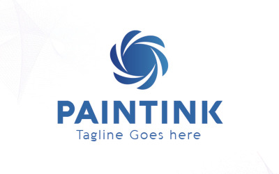 Шаблон логотипа Paintink