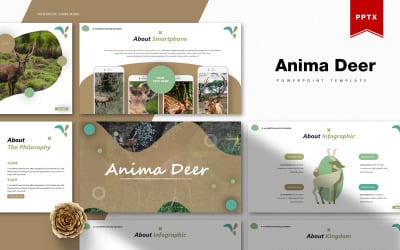 Anima Deer | PowerPoint sablon
