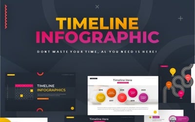 Časová osa Infographic PowerPoint šablony