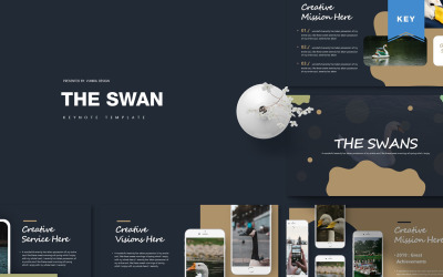 Il cigno - modello di Keynote