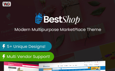 Reszponzív BestShop - Multi Vendor MarketPlace WooCommerce sablon 85734