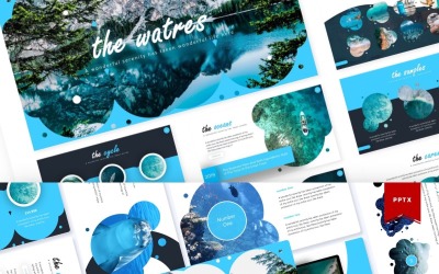 Vattnen | PowerPoint mall