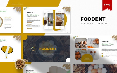 Foodent | Szablon programu PowerPoint