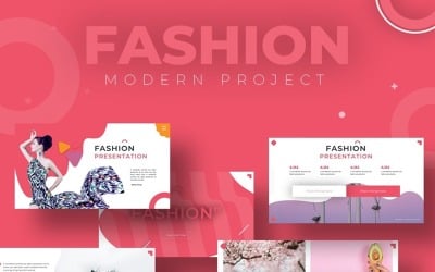 Modello PowerPoint di moda moderna