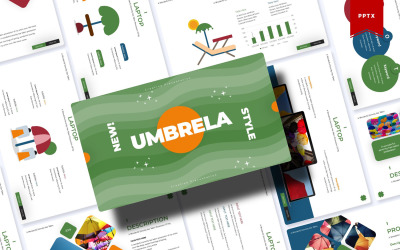 Paraplu | PowerPoint-sjabloon