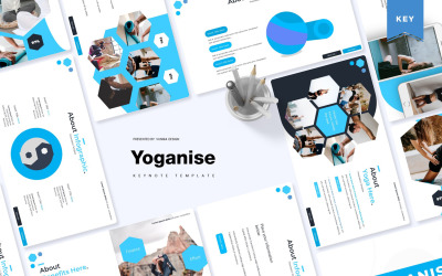 Yoganise - šablona Keynote