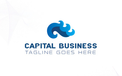Modelo de logotipo da Capital Business
