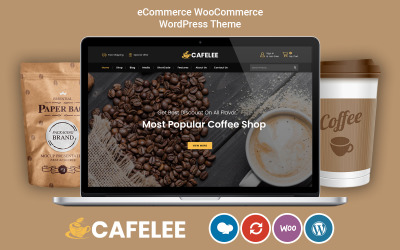 Cafelee - Mat och restaurangbutik WooCommerce Theme