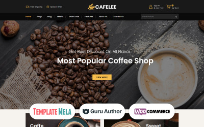 Cafelee - motyw WooCommerce dla sklepu spożywczego i restauracyjnego