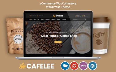 Cafelee - Tema WooCommerce Elementor de loja de alimentos e restaurantes