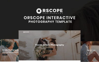 Orscope - Website-sjabloon voor interactieve fotografie