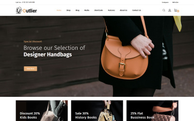 Outlier - Thème WooCommerce pour magasin de sacs à main