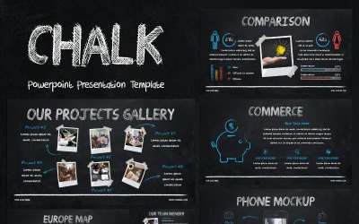 Responsive Chalk Powerpoint #86088