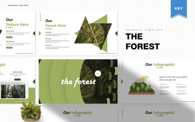The Forest - Keynote şablonu