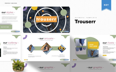 Trouserr - шаблон Keynote