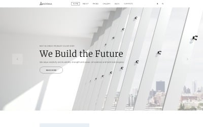 Architeca - Modello multipagina elegante di Joomla dell&amp;#39;agenzia di architettura