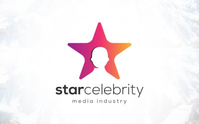 Hvězdná celebrita - návrh loga agentury Media Industry Agency