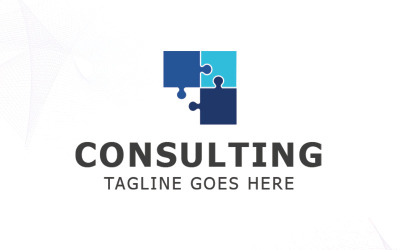 Modèle de logo de consultation