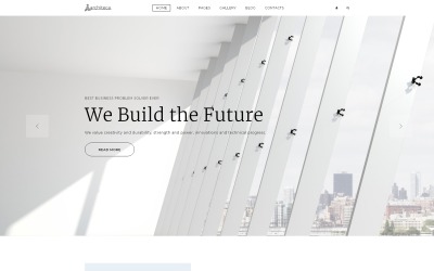 Responsywny szablon Joomla Architeca - Architecture Agency Multipage Stylish #86175
