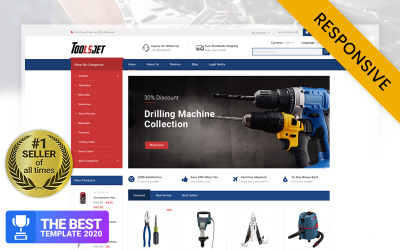 Reszponzív Toolsjet - Hardware Store PrestaShop Theme PrestaShop sablon 86161