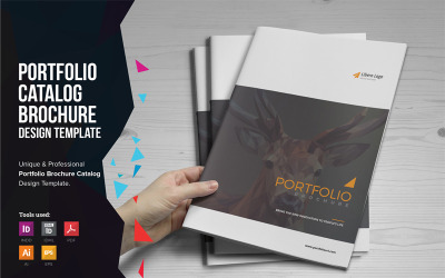 Tangle - Portfolio Brochure Design - Modello di identità aziendale