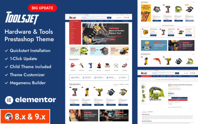 Toolsjet - Hardware & Power Tools Store PrestaShop Responsive Theme
