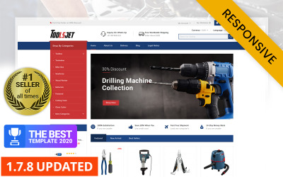Toolsjet - Hardware Store PrestaShop Theme