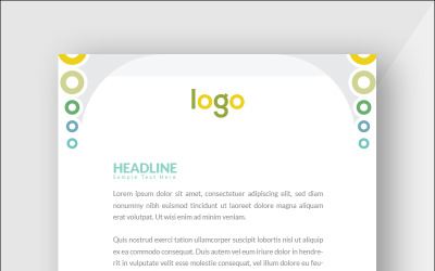 Colorful Letterhead - Corporate Identity Template