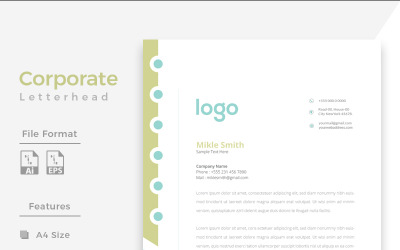 Design Pro Letterhead - Corporate Identity Template