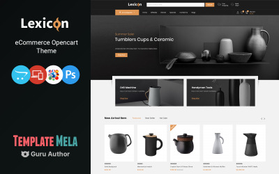 Lexikon - Store für Küchenzubehör OpenCart-Vorlage